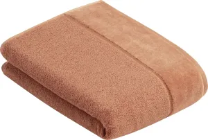 Полотенце Vossen "Pure", (1 шт.), хлопок & VEGAN, с элегантной велюровой каймой 100х150 см (1 шт.), цвет bronze