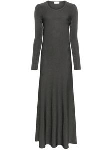 MRZ расклешенное платье с люрексом, серый