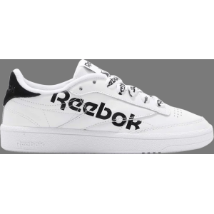 Лимитированные кроссовки wmns club c 85 'white' Reebok, белый