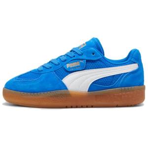 Кроссовки Puma Palermo Skateboarding Shoes Unisex Low-top Blue/white/brown, синий/белый/коричневый