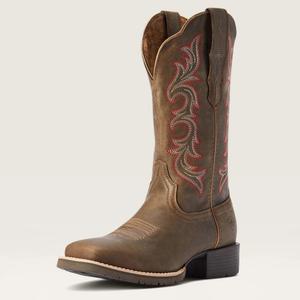 Женские кожаные ковбойские сапоги Ariat Hybrid Rancher 10042385 коричневого цвета ZOGG1976