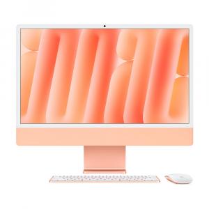 Моноблок Apple iMac 24'' М4 (2024), 10 CPU/10 GPU, 24 ГБ/1 ТБ, Standard glass, Orange, английская клавиатура