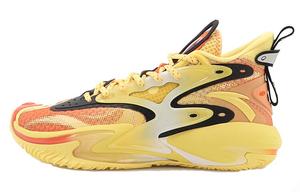 Баскетбольные кроссовки Berserk 3 мужские высокие желтые/красные Anta