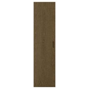 Дверь с петлями TONSTAD IKEA, 50x195 см, цвет brown/stained oak veneer