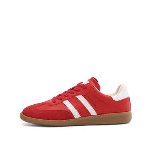 Rosa Bianca Немецкие армейские кроссовки German Army Trainers стильные скейтерские женские красные, цвет Red