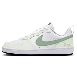 Court Borough Lucky Clip устойчивые к скольжению и истиранию низкие детские скейтбординговые кроссовки Nike, светло-зеленый