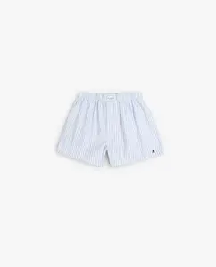 Мужские полосатые хлопковые боксеры Scalpers, белый