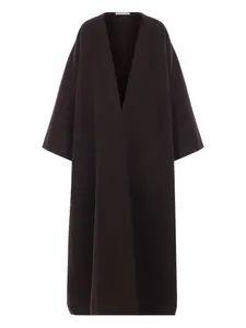 Пальто с потайной застежкой Dusan, коричневый