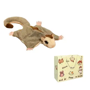 Креативная милая плюшевая кукла сумка сахарная летяга 33см высота LEVENKENESS