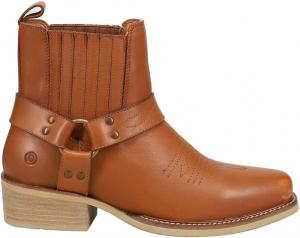 Мужские ботинки Dingo Black Bart с квадратным носком, на шнуровке, повседневные, до щиколотки - коричневые