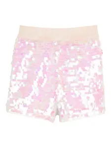 Шорты с пайетками Billieblush, розовый