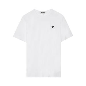 Футболка Comme des Garçons PLAY Little Heart T-Shirt 'White', белый