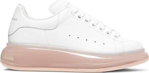 Кроссовки Alexander McQueen Wmns Oversized Sneaker White Rose Gold, белый