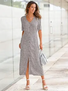 Вдохновение платье с принтом "Платье" Inspirationen, белый