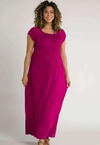 Платье макси GESMOKTE CARRÉHALS Ulla Popken, розовый