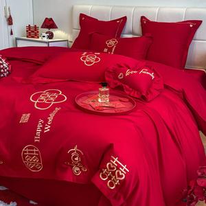 FUANNA Комплект постельного белья 6 предметов, простыня на резинке 180 см, пододеяльник 220x240 см