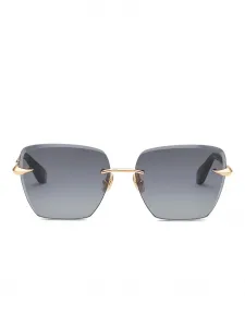 Солнцезащитные очки без оправы спереди Roberto Cavalli, золотистый