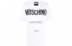 Moschino Футболки женские белые с круглым вырезом, средней расцветки, другие