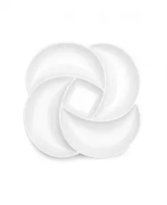 Сервировочное блюдо Clover из меламина 18 дюймов Q Squared, white