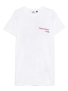 GCDS платье с пуговицами, белый