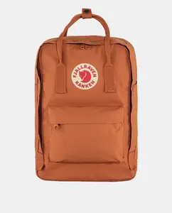 Светло-коричневый рюкзак для ноутбука Kanken 15 дюймов с внешним карманом Fjällräven, светло-коричневый
