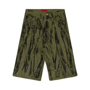 Шорты KUSIKOHC Denim Washed Shorts, Green