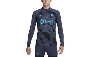 Футбольная майка мужская темно-синяя Nike, темно-синий