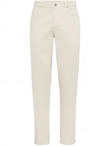 Прямые джинсы Brunello Cucinelli, нейтральный