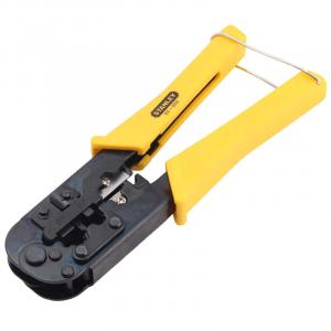 Клещи для сетевых кабелей Stanley трехпортовые, шесть категорий, клещи для обжима телекоммуникационных сетей 4/6/8P, клещи для резки и зачистки, обжимные клещи 84-866-22