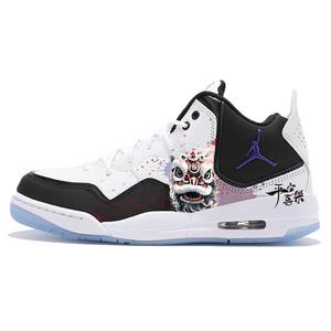 Jordan Courtside 23 нескользящие износостойкие мид-топ винтажные баскетбольные кроссовки Women's Black