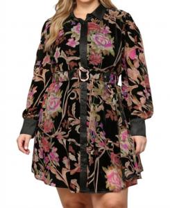 Платье из бархата - Plus In Black FATE