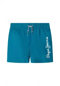 Плавки с логотипом Pepe Jeans, Dark Turquoise Blue