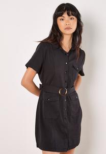 Платье-рубашка UTILITY CARGO MINI Apricot, черный