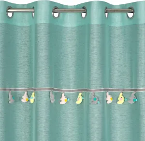 Штора KIDS 2, мятная, 140x250 см, люверс Eurofirany