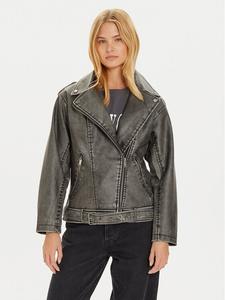 Куртка из искусственной кожи, стандартного кроя Brave Soul, черный