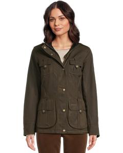 Женское пальто Barbour Winter Defence Wax, Olive/Classic