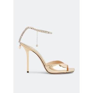 Сандалии JIMMY CHOO Saeda 100 sandals, золотой