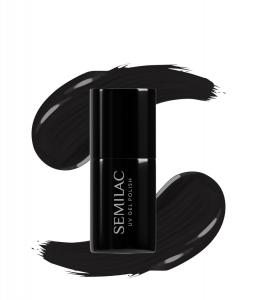 Гель-лак для ногтей Semilac UV Colours UV Gel Polish, 300 Perfect Black (Super Cover collection), 7 ml