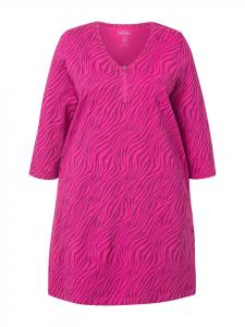 Длинная рубашка цвета магнолии Ulla Popken