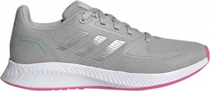 Кроссовки Adidas Runfalcon 2.0 J 'Grey Screaming Pink', серый