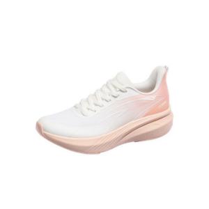 ANTA Женские кроссовки Cloud Trail Cushioning с низким верхом, износостойкие, цвет Papyrus White Water Pink Orange