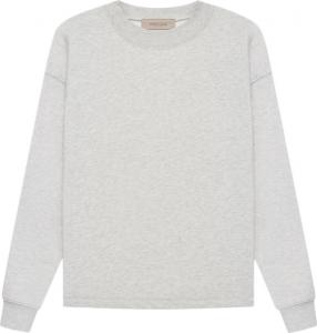 Толстовка Fear of God Essentials Relaxed Crewneck 'Light Oatmeal', серый