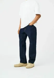 Джинсы прямого кроя со средней посадкой и узором «geschnitten onsedge» Only & Sons, Dark Blue Denim