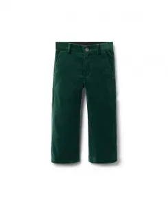 Унисекс бархатные праздничные брюки - для малышей и для взрослых Janie And Jack, зеленый