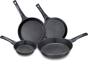 Набор сковород Concord, 4 предмета, черный