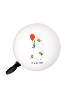 Mr. & Mrs. Panda Велосипедный звонок, воздушный шар в виде единорога без надписи, белого цвета