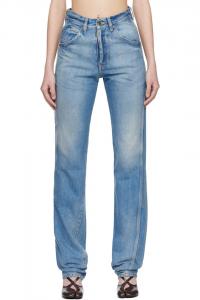 Maison Margiela Синие прямые джинсы