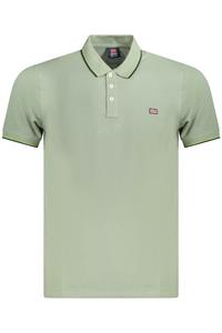 Мужское поло Norway 1963 с коротким рукавом и воротником на пуговицах, зеленый