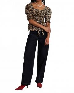 Джинсы Dion Wide Leg цвета темный индиго Damson Madder, Dark Indigo