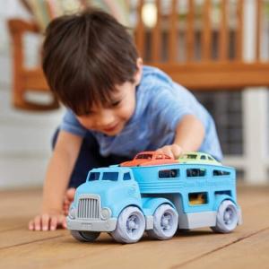 Bigjigs Toys, Green Toys, автоэвакуатор с игрушечными машинками